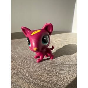 LPS Littlest Pet Shop Bull Terrier Dog Palmer Lucky Pets 2019 Red No #  LPSU